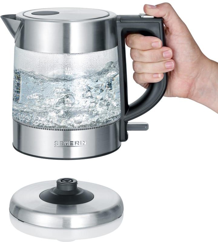 Severin Kettle 1l glass stainless steel WK 3468 (WK 3468)