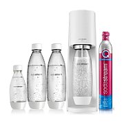 SodaStream Soda Maker Terra Megapack QC white incl 3 bottles (2270213)