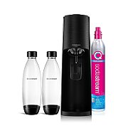 SodaStream Soda Maker Terra Valuepack QC black Schwarz incl 2 bottles (1012812310)