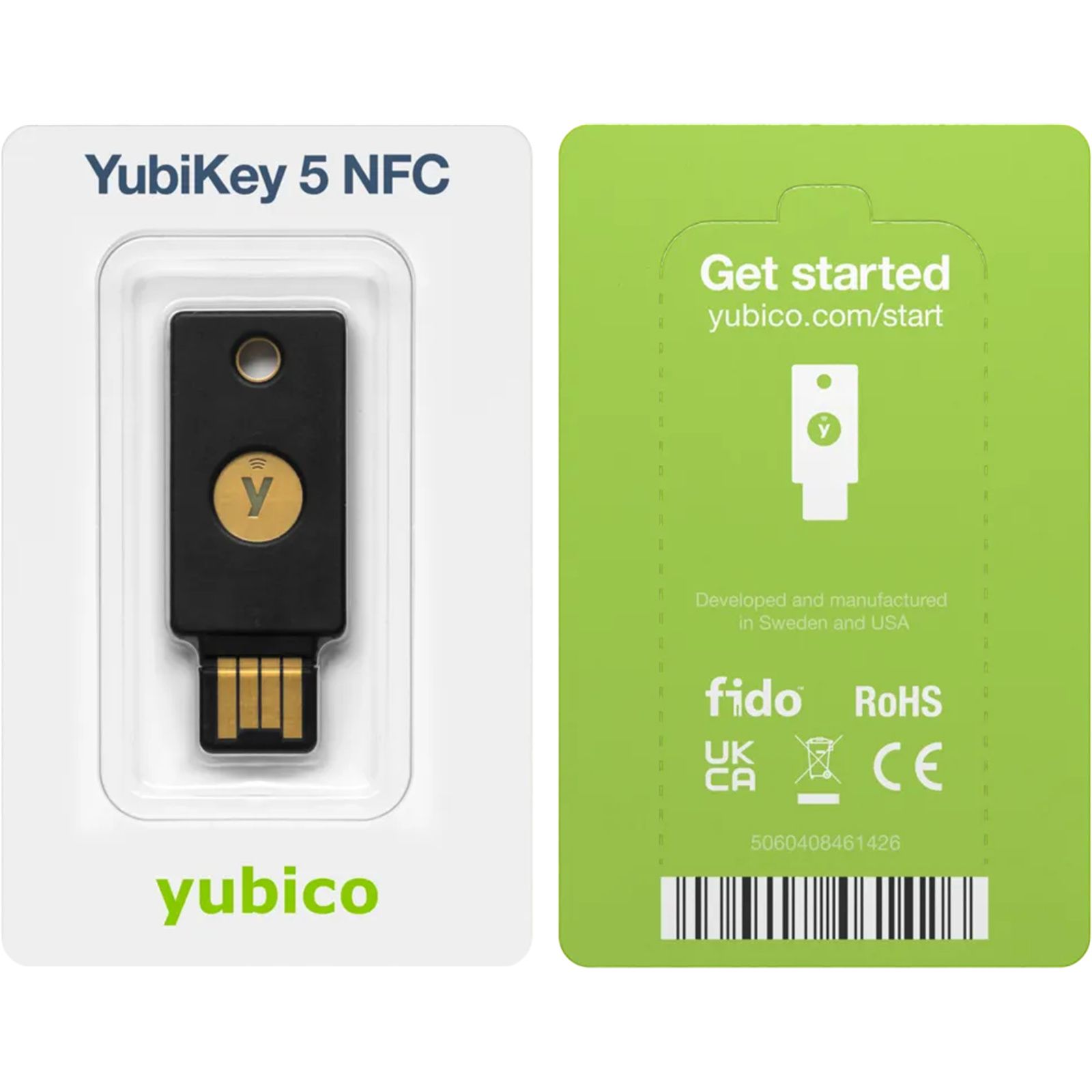 YUBICO YubiKey 5 NFC SystemsicherheitsschlÃ¼ssel (5060408461426)