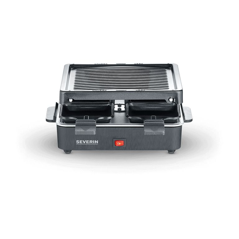 RESIGILAT: Severin Raclette 4 persons black Schwarz RG 2370 (RG 2370)