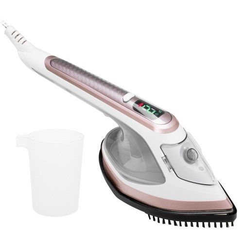 Adler 2in1 Garment Steamer and Iron | AD 5044 | Handheld | 1400 W | 0.18 L | 25 g/min | White/Gold