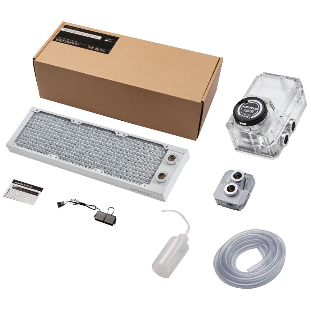 PHANTEKS Glacier EZ-Fit 360 SOFT-KIT  water cooling kit - white