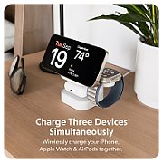 Targus HJ3320WHGL charger for portable devices Headphones  Smartphone  Smartwatch White USB Wireless charging Fast charging Indoor