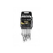 Ratchet combination wrench set with switch