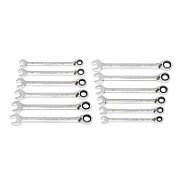 Ratchet combination wrench set with switch