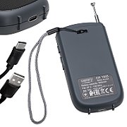 Camry | Portable mini radio | CR 1905 | Alarm function | Black