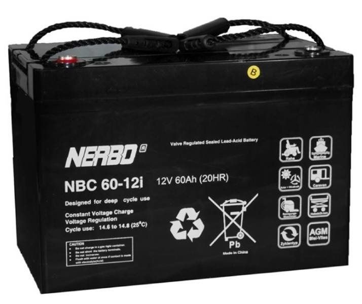 Akumulator NBC 60-12i 12V60Ah M6