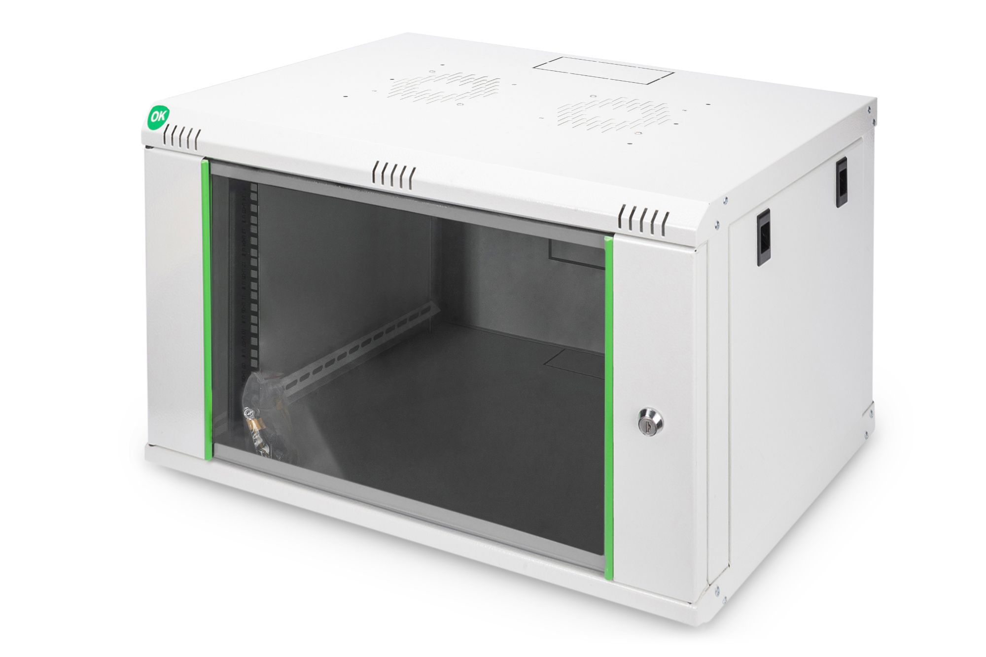 Digitus SoHo Line 9U 19  Wall Mounting Cabinet Raft montat pe perete Gri