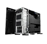 Server HPE ProLiant ML110 Gen11, Tower, Intel Xeon 4510 (12 C / 24 T, 2.4 GHz - 4.10 GHz, 30 MB cache, 150 W), 128 GB DDR5 ECC, 2 x 4 TB HDD + 2 x 960 GB SSD, 4 x LFF, 2 x 1000 W, Fara sistem de operare
