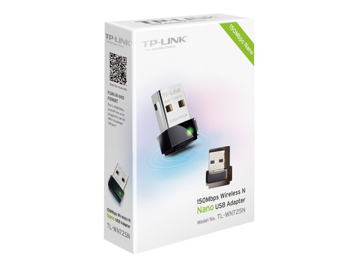 Adaptor wireless TP-Link, N150, USB2.0, Realtek, NANO size