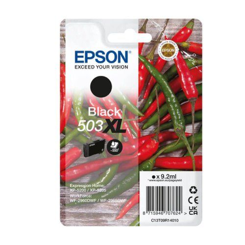 Cartus cerneala Epson C13T09R14010 ,Negru ,550 pagini ,Original (503xl) 