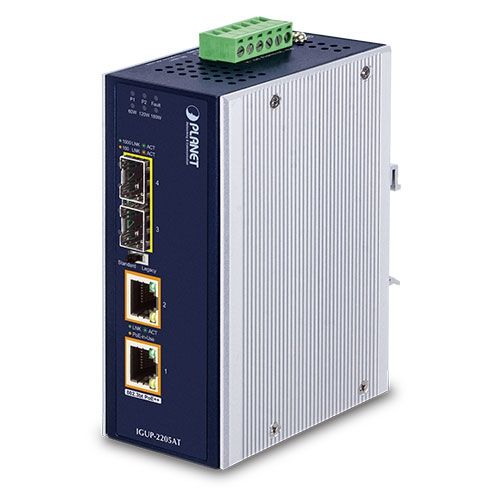 PLANET IGUP-2205AT convertoare media pentru rețea 1000 Mbit/s Multimodală, Monomodală Albastru