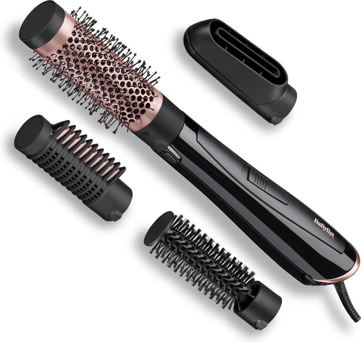 BaByliss Hot Air Brush (AS126E) Perfect Finish black Schwarz