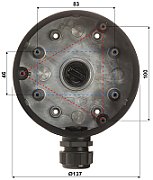 Hikvision DS-1280ZJ-DM21(Black) Junction box