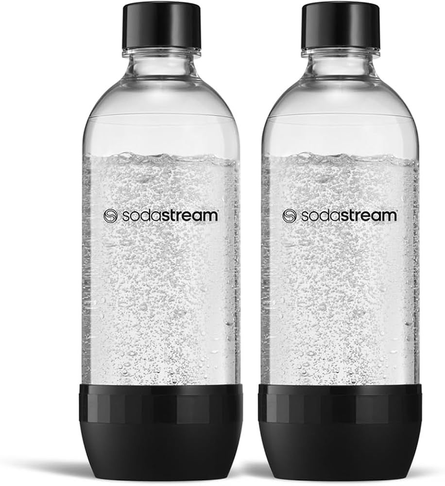 SodaStream PET Bottle Duo Pack (2 Bottles, 1L, black) (3000242)