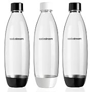 Sodastream PET Bottle Fuse (3 Bottles, 1L, black) (2260748)