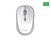 Mouse wireless Trust Yvi, rezolutie maxima 1600 DPI, alb