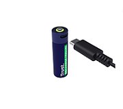 Baterii reincarcabile AA Trust, incarcate prin USB-C, putere intrare 1.2W, pachet de 4 bucati.