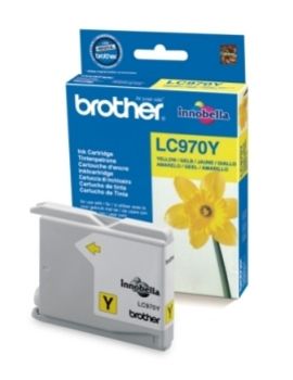 Cartus cerneala Brother LC970Y ,Galben ,350 pagini ,Original (LC970Y) 