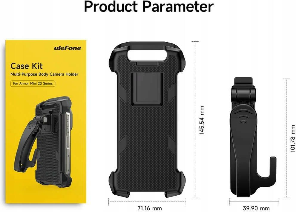 Etui multifunkcyjne do Ulefone Armor Mini 20 Pro/20T Pro