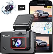 Kingslim E4 Dash Camera | Car DVR | 4K  Wi-Fi
