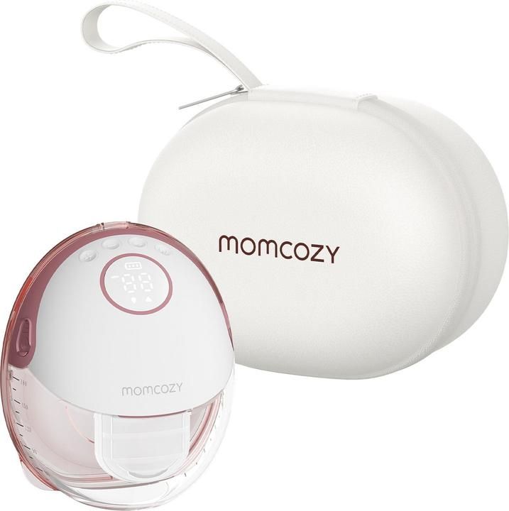 Momcozy M6 Single Breast Pump Red