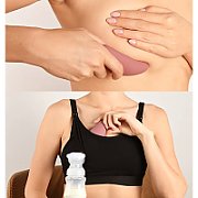 Momcozy A1 warming and vibrating lactation massager - double package