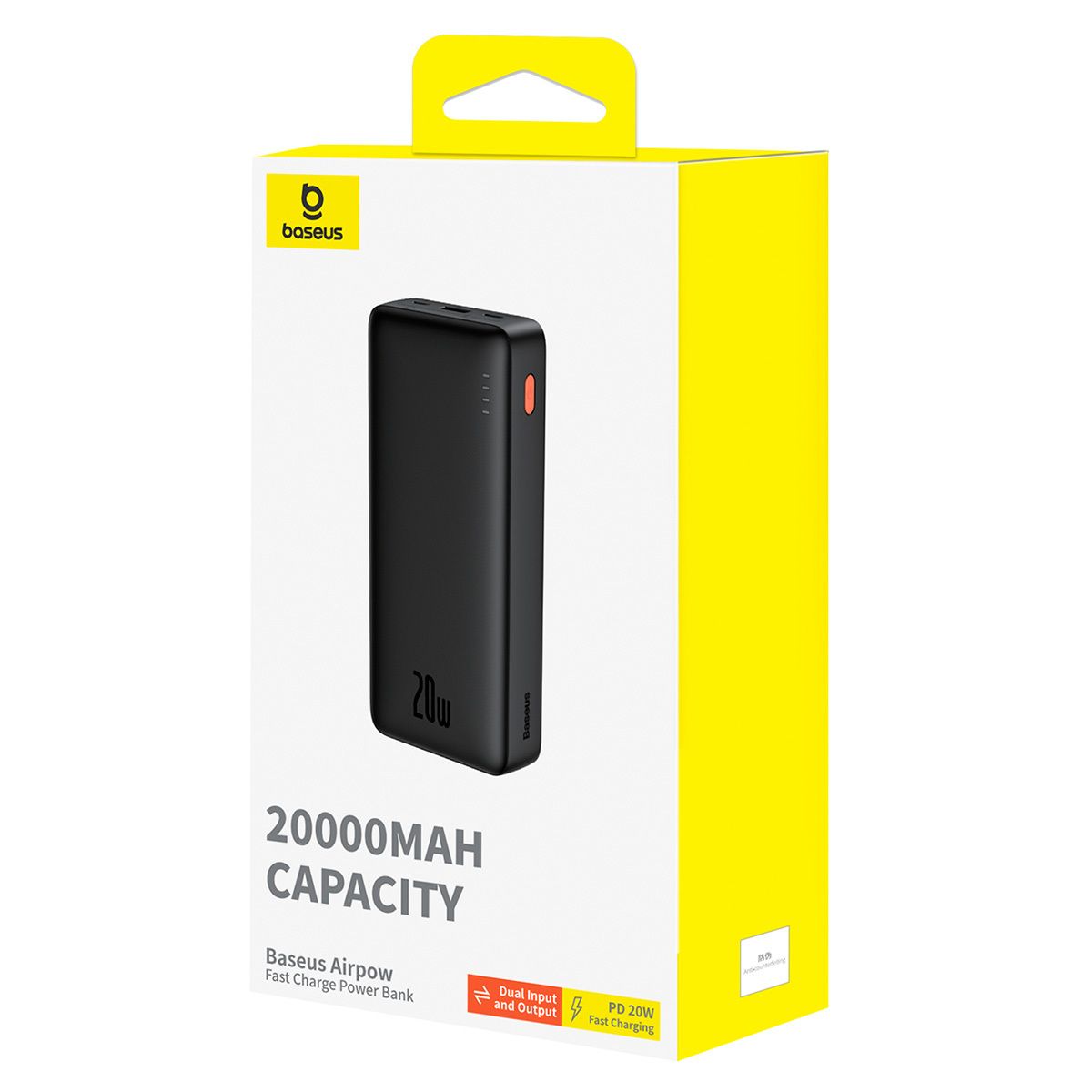 BASEUS POWERBANK AIRPOW 20000MAH 20W (BLACK)