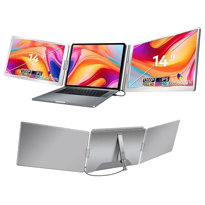 EXTRALINK SMART LIFE 14  2-SCREEN MONITOR FOR LAPTOPS 12  TO 17.3