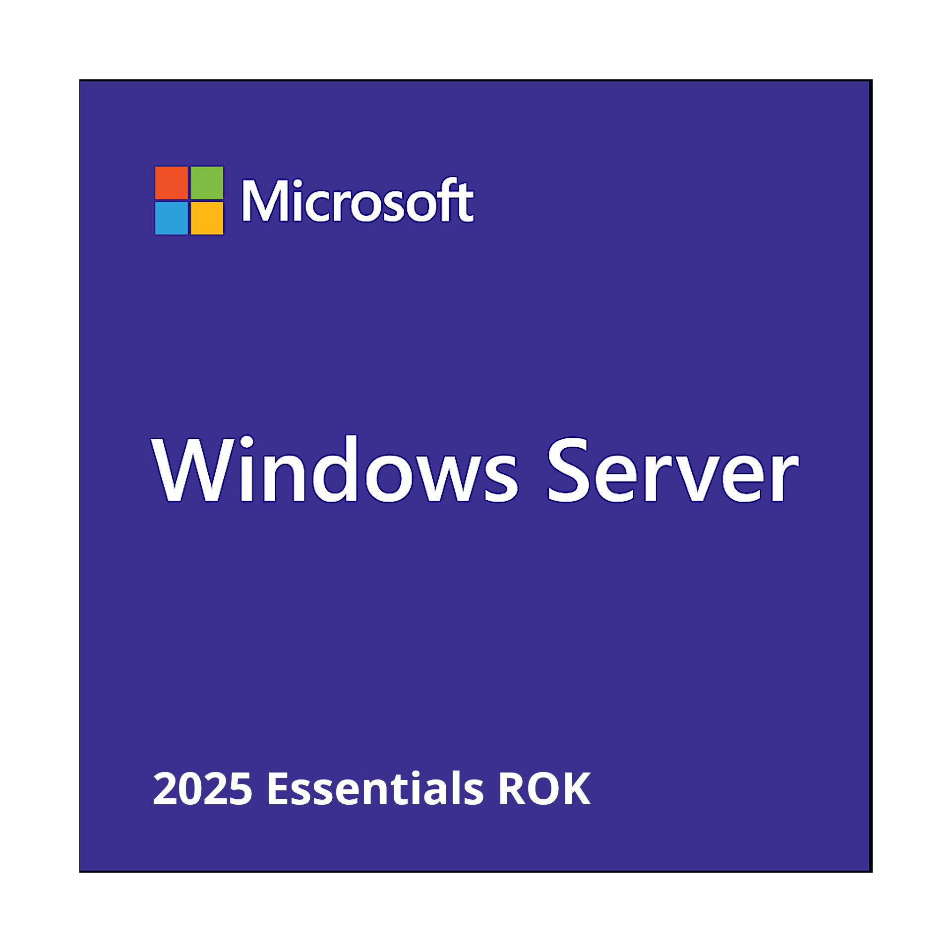 Dell Microsoft Windows Server 2025 Essentials Edition 10Core ROK for servers