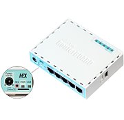 Mikrotik RB750GR3 Gigabit Ethernet Router Turquoise  White