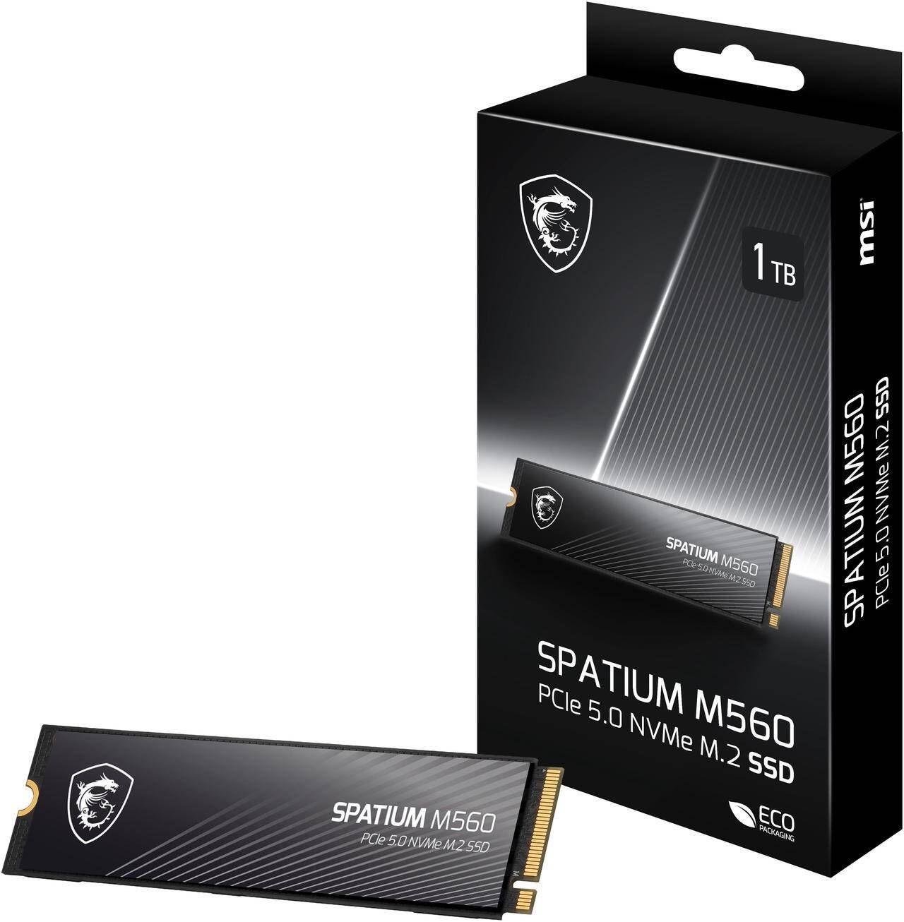MSI SSD PCIe Gen5 M.2 NVMe 1TB SPATIUM M560 S78-440L0F0-P83 MSI