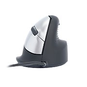 Ergonomic mouse for right-handed users R-Go Pele HE USB large black/silver retail