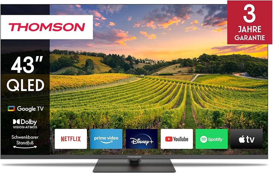 TV SET LCD 43  QLED 4K THOMSON 43QG5C14