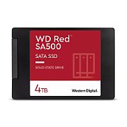 SSD NAS WD Red SA500 4TB SATA, 2.5 , 7mm, Read/Write: 560/520 MBps, IOPS 87K/83K, TBW: 2500