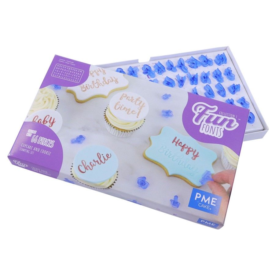 PME Zestaw foremek do tworzenia napisów (66 sztuk)