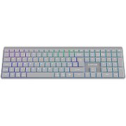 CANYON keyboard HKB-W11 UK/US RGB Dual Mode Wireless Grey
