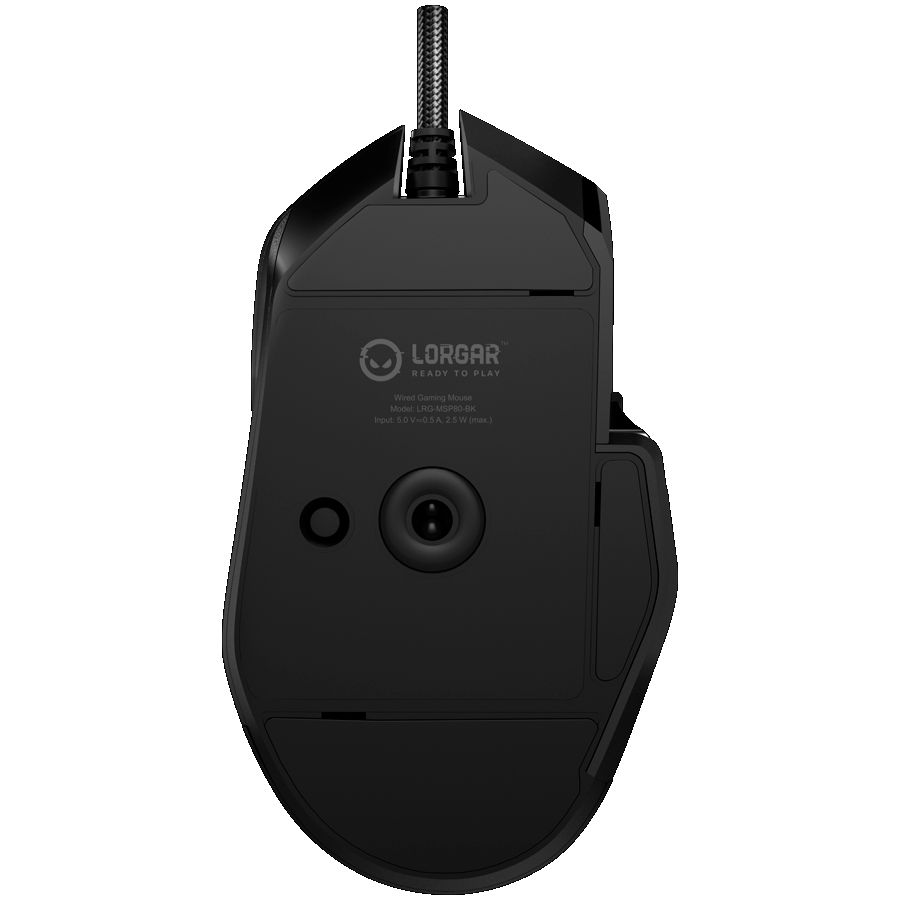 LORGAR MSP80, 8000 Hz Gaming Mouse Pro, Black