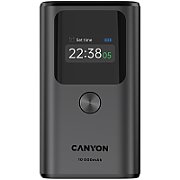 CANYON power bank OnPower 130 TFT 10000 mAh PD30W Dark Grey