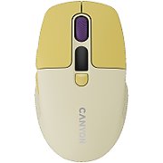 CANYON mouse MW-26 LCD Silent Dual Mode Wireless Yellow