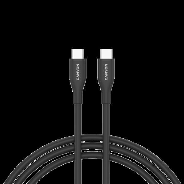 CANYON cable CC60SC10 C-C 60W 1m Silicon Black