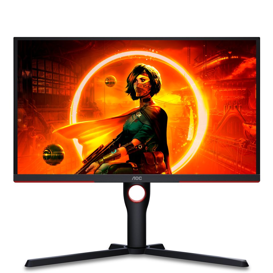RESIGILAT: Monitor 24.5 inch AOC 25G3ZM/BK 1920 x 1080 pixeli, 240 Hz