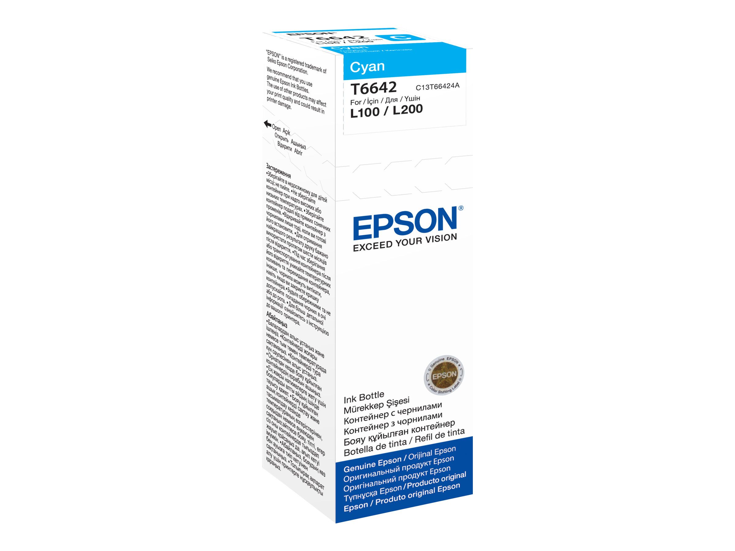 RESIGILAT: Flacon cerneala Epson C13T66424A__RESX ,Albastru ,70 ml ,Original (C13T66424A) 
