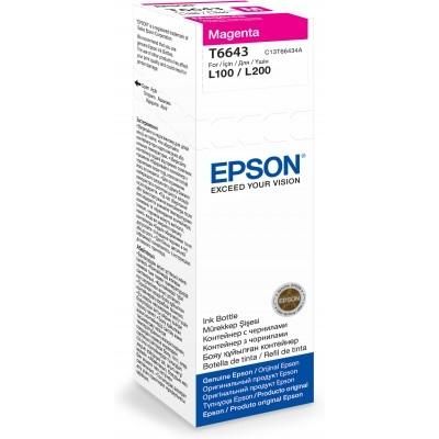 RESIGILAT: Flacon cerneala Epson C13T66434A__RESX ,Magenta ,70 ml ,Original (C13T66434A) 