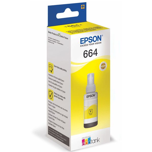 RESIGILAT: Flacon cerneala Epson C13T66444A__RESX ,Galben ,70 ml ,Original (C13T66444A) 