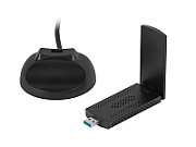 LANBERG WIRELESS WIFI NETWORK CARD NC-3000-WI USB 3.0 AX3000 TRI-BAND 2 INTERNAL ANTENNAS