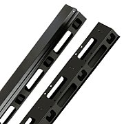 VERTICAL CABLE ORGANIZER FOR 22U FLOOR CABINETS (FF01 + FF02) 2 PIECES BLACK LANBERG