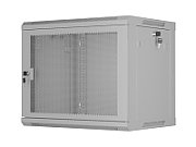 19  9U 600X450 grey wall mount rack cabinet perforated doors Lanberg (flat pack)