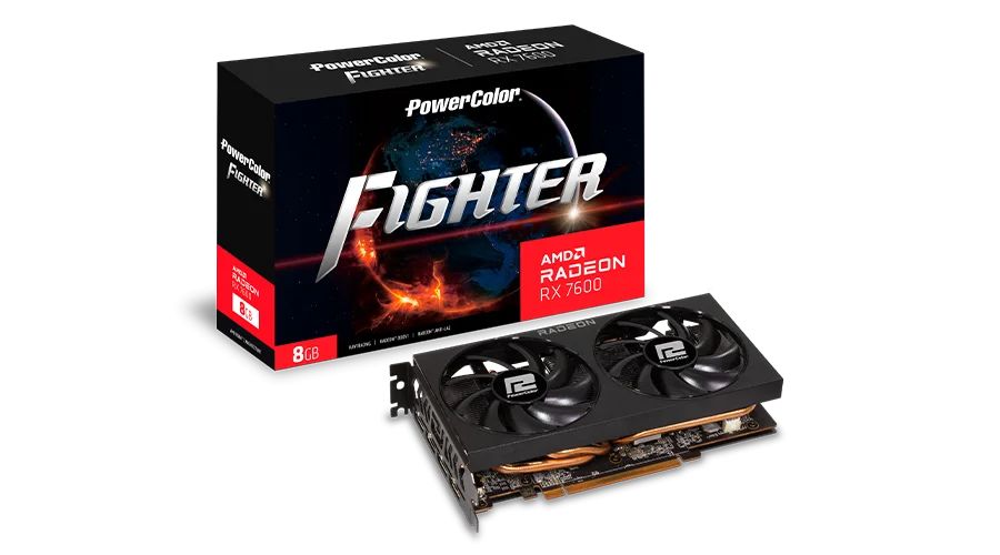 Placa video PowerColor Radeon RX 7600 Fighter 8 GB GDDR6 128 bit